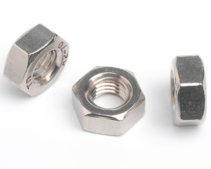 Stainless Steel Left Hand Thread Hexagon Full Nuts