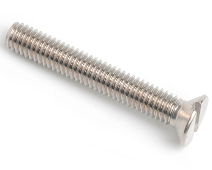 Stainless Steel Slot Countersunk Machine Screws