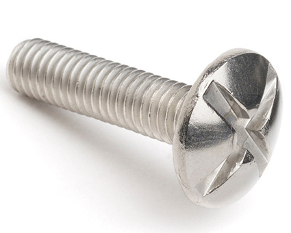 Stainless Steel Cross-Slot Mushroom Machine Screws NFE 25-129