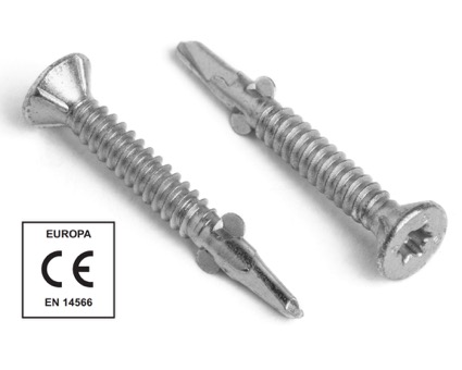 Stainless Steel Hexalobular Countersunk Bi-Metal Tek 3 Wing Drill Timber Screws