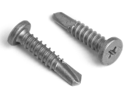 Stainless Steel Phillips Pan Bi-Metal Tek 3 Metal Framing Screws